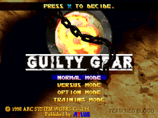 Screenshot Thumbnail / Media File 1 for Guilty Gear [NTSC-U]
